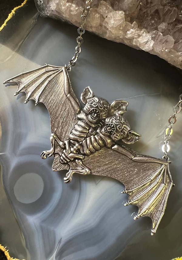 Two Faced Macabre Bat | NECKLACE [EXCLUSIVE]