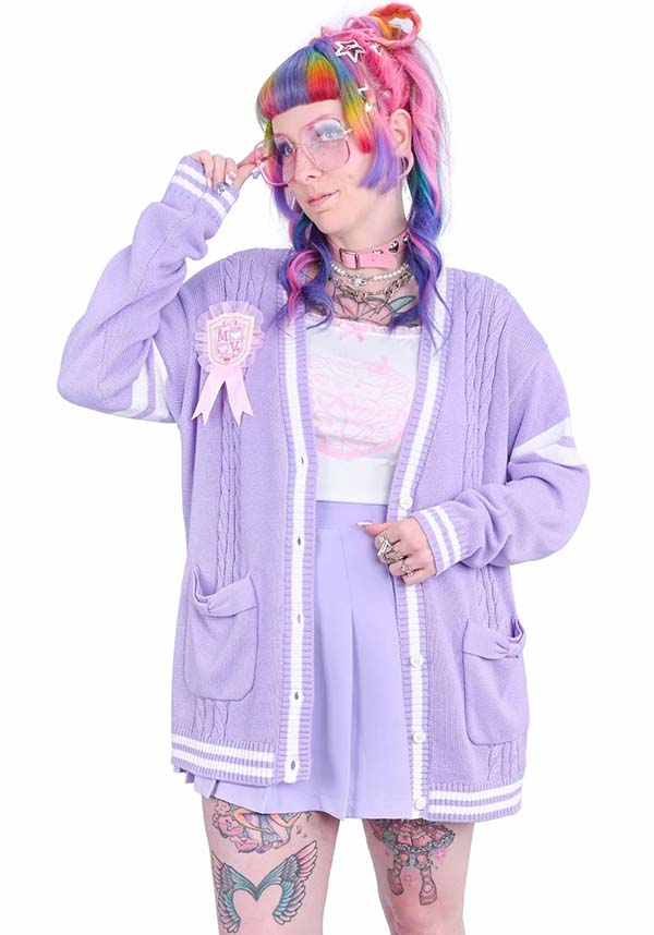 Angel Academy [Lavender] | CARDIGAN