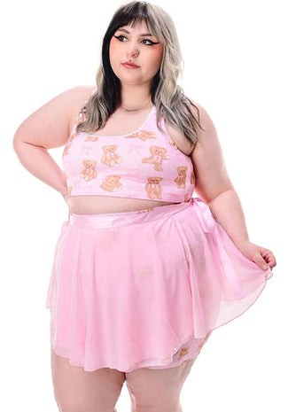 Ballet Bears | BIKER SHORTS & WRAP SKIRT SET*