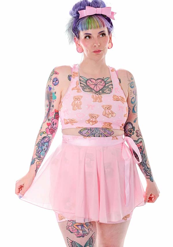 Ballet Bears | BIKER SHORTS & WRAP SKIRT SET