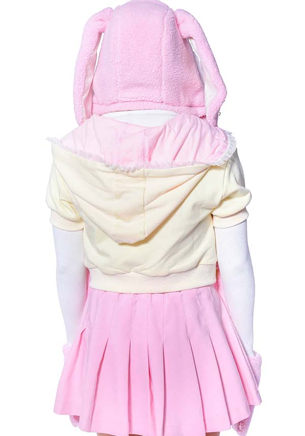 Bunny Pink 2-Way | HOODED SCARF*