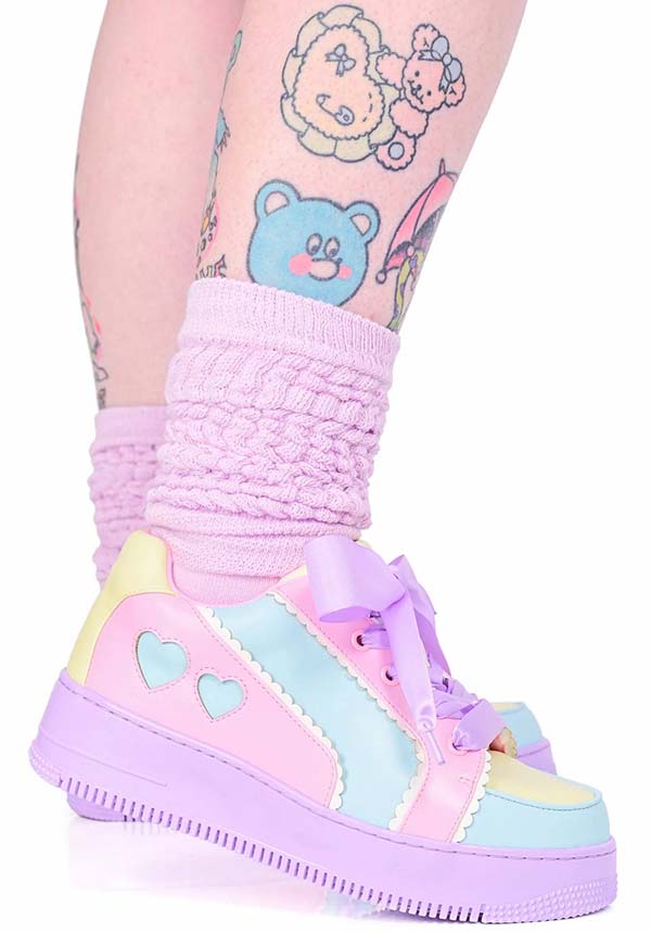 Heartbeat Rainbow Colourblock Sneakers