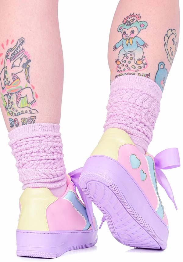 Heartbeat [Rainbow] Colourblock | SNEAKERS*