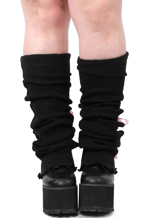 Laced Up [Black/Pink] | LEGWARMERS