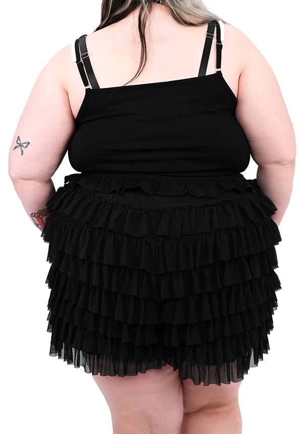 Lola Ruffle [Black] | SHORTS