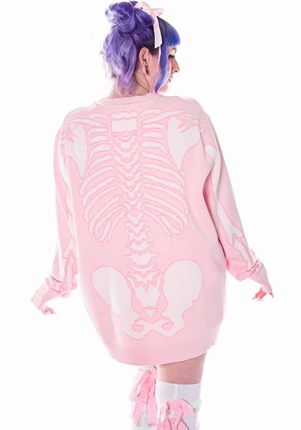 Spooky Sweet Skeleton | SWEATER DRESS*