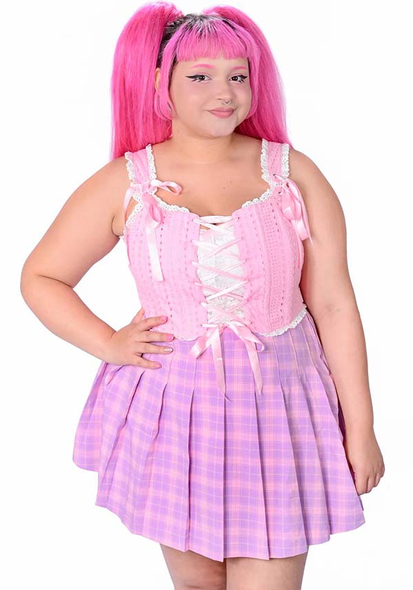 Yvonne [Pink] | CORSET TOP*
