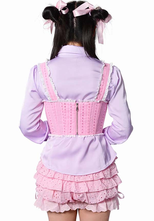 Yvonne [Pink] | CORSET TOP*