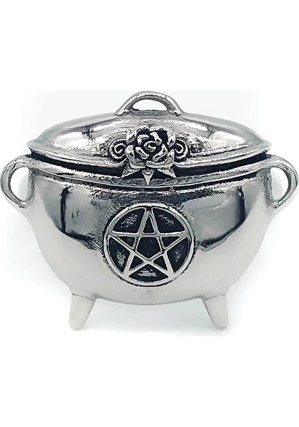 Cauldron | RING* - Beserk - accessories, all, cauldron, christmas gift, christmas gifts, clickfrenzy15-2023, dec22, discountapp, flower, gift, gift idea, gift ideas, gifts, googleshopping, goth, gothic, gothic accessories, gothic gifts, jewellery, jewelry, ladies accessories, mothers day, mothersday, MYSD453, mysterypack2023, pentacle, R031222, ring, rings, sale, sale jewellery, sale ladies, SALE04MAY23, silver, valentines gifts, witchy