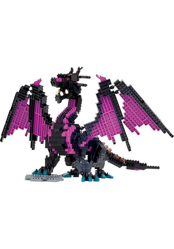 Deluxe Dragon [Purple & Black] | NANOBLOCK