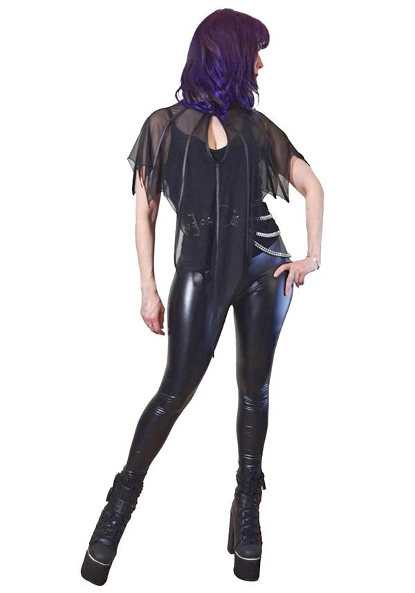 Leutogi Mesh Bat Wing | PONCHO TOP