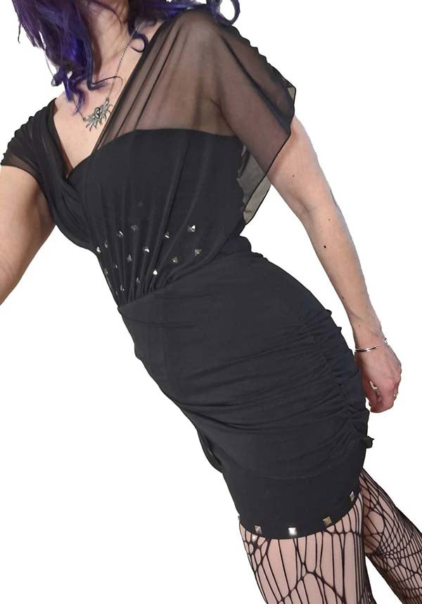 Venus Wrapped Mesh | MINI DRESS