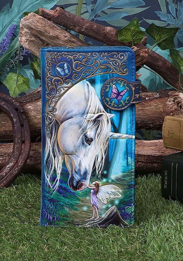 Fairy Whispers | EMBOSSED PURSE - Beserk - accessories, all, clickfrenzy15-2023, discountapp, fairy, fp, gothic, gothic accessories, handbags and purses, ladies accessories, may22, NNSH018590, purse, R220522, unicorn, wallet, wallets, wallets and purse, wallets and purses