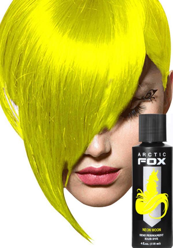 Neon Moon | HAIR COLOUR [118ml] - Beserk - all, arctic fox, artic fox, clickfrenzy15-2023, colour:yellow, cosmetics, discountapp, fp, hair colour, hair dye, hair yellow, labeluvreactive, labelvegan, lethal industries, mermaid, moon, rainbow, uvreactive, vegan, yellow