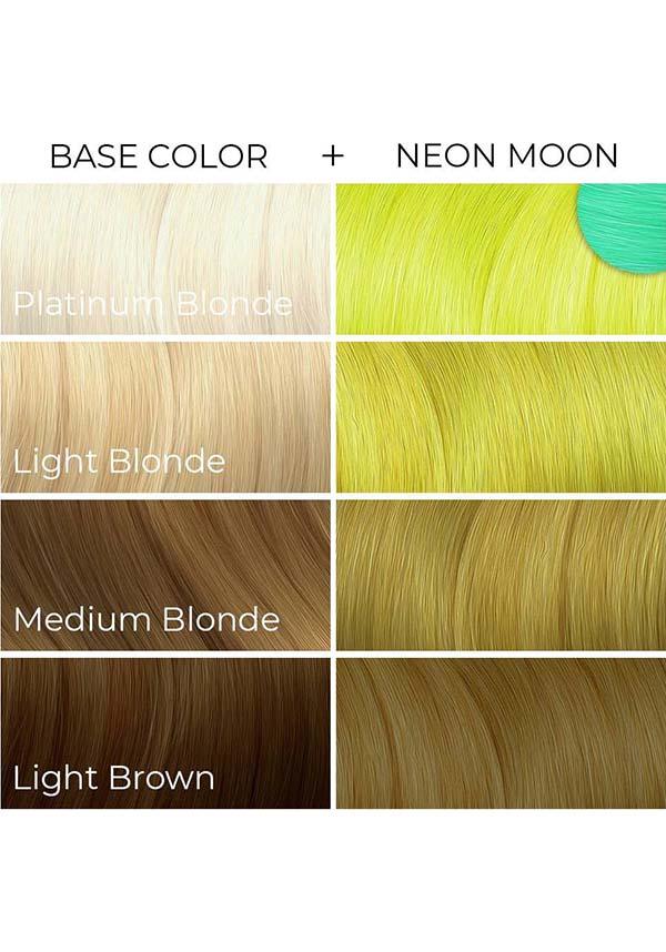 Neon Moon | HAIR COLOUR [118ml] - Beserk - all, arctic fox, artic fox, clickfrenzy15-2023, colour:yellow, cosmetics, discountapp, fp, hair colour, hair dye, hair yellow, labeluvreactive, labelvegan, lethal industries, mermaid, moon, rainbow, uvreactive, vegan, yellow