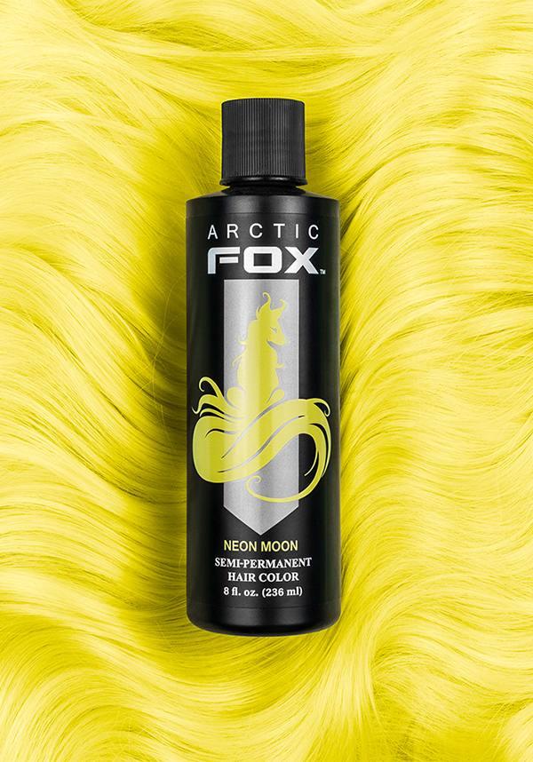 Neon Moon | HAIR COLOUR [236ml] - Beserk - all, arctic fox, artic fox, clickfrenzy15-2023, cosmetics, discountapp, fp, hair colour, hair dye, hair yellow, labeluvreactive, labelvegan, lethal industries, mermaid, moon, rainbow, uvreactive, vegan, yellow
