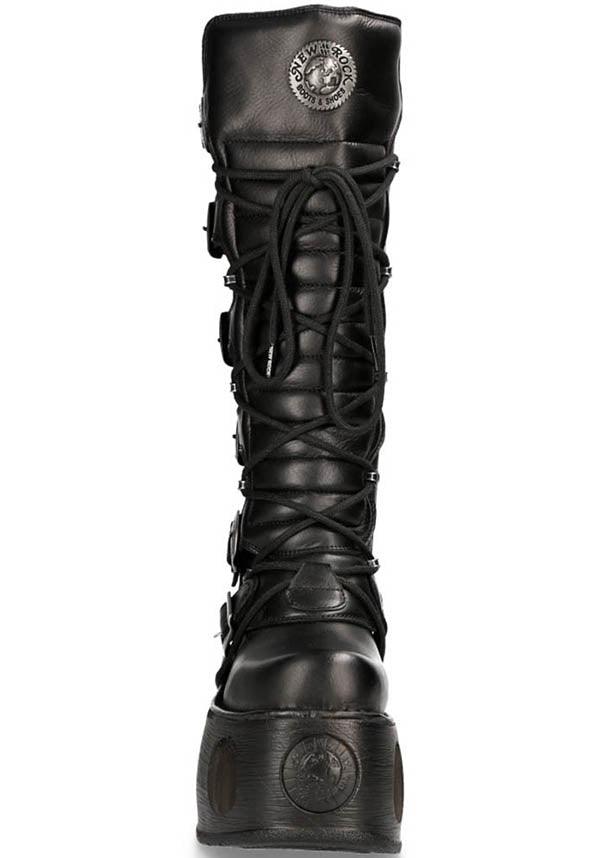 M-272-S2 | PLATFORM BOOTS [PREORDER] - Beserk - all, black, boot, boots, boots [preorder], clickfrenzy15-2023, discountapp, fp, goth, gothic, labelpreorder, leather, new rock, nov21, nrpo, platform, platform boots, platforms, platforms [preorder], preorder, shoe, shoes, unisex
