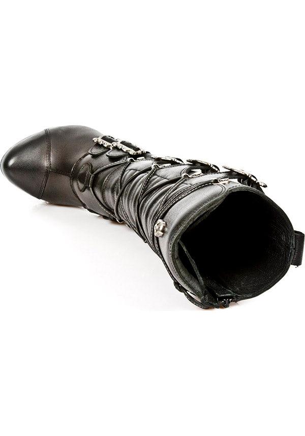 M-MAG006-S1 | PLATFORM BOOTS [PREORDER] - Beserk - all, black, boot, boots, boots [preorder], clickfrenzy15-2023, dec21, discountapp, fp, goth, gothic, heel, heeled, heels [preorder], labelpreorder, leather, new rock, nrpo, platform, platforms, preorder, shoe, shoes