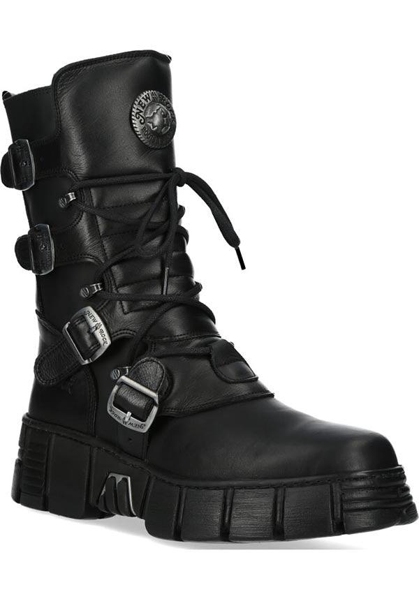 M-WALL373-S7 | BOOTS [PREORDER] - Beserk - all, ankle boots, black, boot, boots, boots [preorder], clickfrenzy15-2023, combat boots, discountapp, fp, googleshopping, goth, gothic, jan23, labelpreorder, leather, new rock, nrpo, preorder, punk, R250123, shoe, shoes