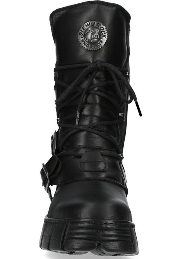 M-WALL373-S7 | BOOTS [PREORDER] - Beserk - all, ankle boots, black, boot, boots, boots [preorder], clickfrenzy15-2023, combat boots, discountapp, fp, googleshopping, goth, gothic, jan23, labelpreorder, leather, new rock, nrpo, preorder, punk, R250123, shoe, shoes
