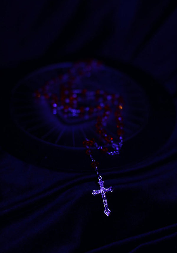 Red Rosary Beads | NECKLACE