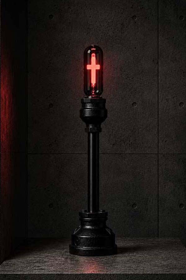 Steampunk Industrial [Black] | TABLE LAMP