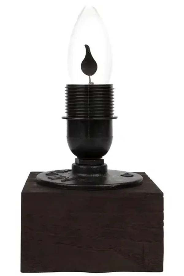 Wooden [Black] | TABLE LAMP