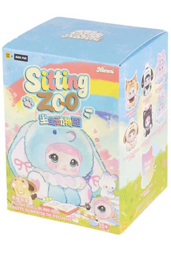 Nommi Sitting Zoo | PLUSH KEYCHAIN [BLIND BOX]