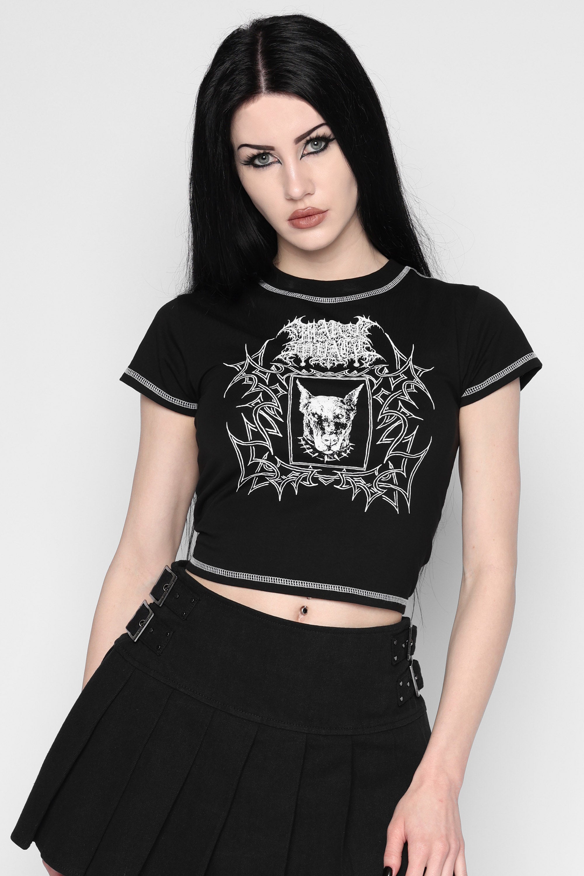 Nyx Cropped Baby Tee - Mary Wyatt London