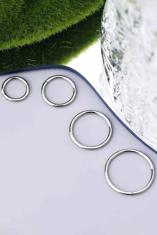 18g [Titanium] Hinged | SEGMENT RING