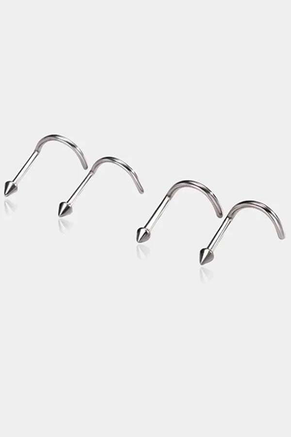 20g [Titanium] Spike | 2PC NOSE STUD