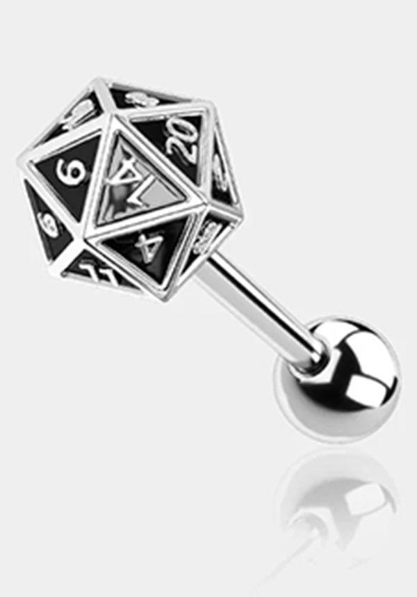 Oufer D20 Glitter [Black] - Front