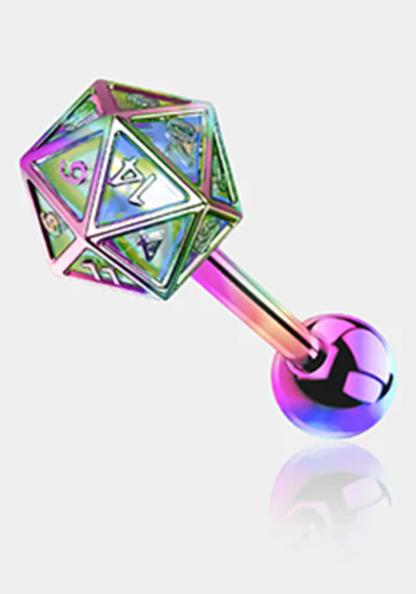 Oufer D20 Glitter [Rainbow] - Front