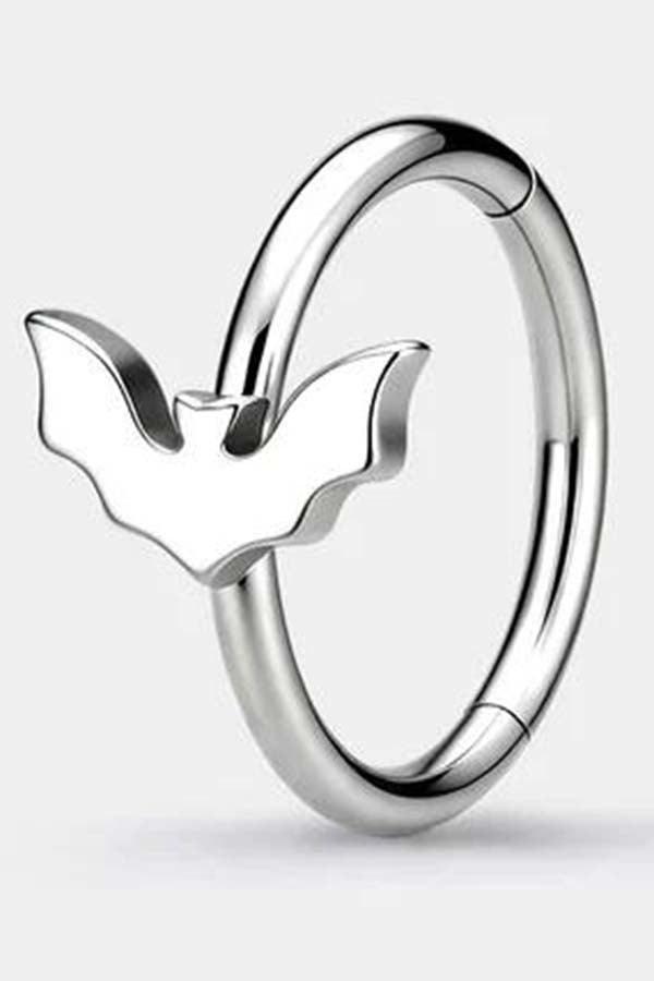 Polished Bat Segment Nostril | RING