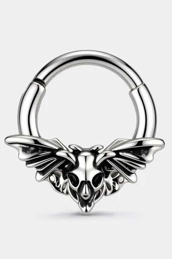 Skull Moth Segment Septum | RING [8mm]