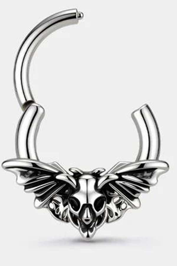 Skull Moth Segment Septum | RING [8mm]