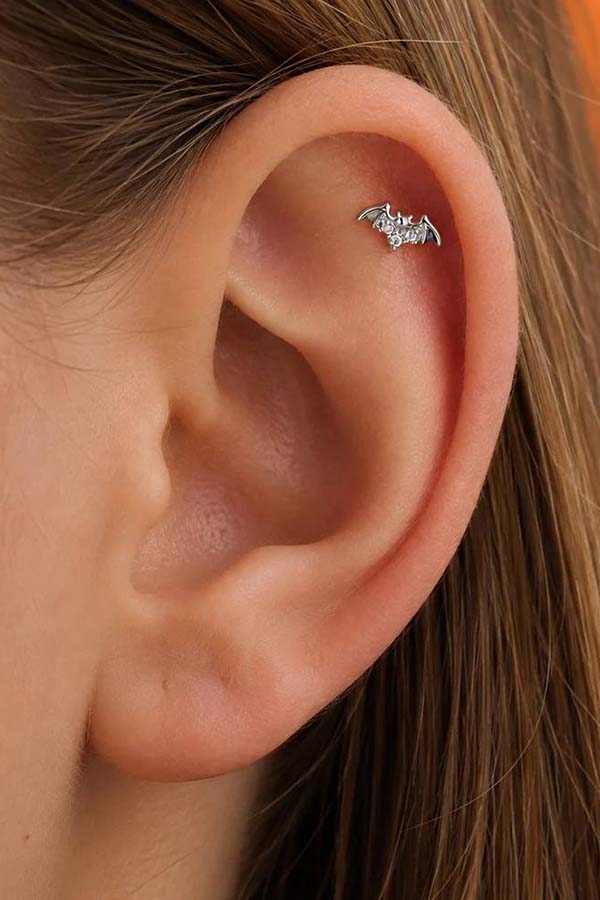 Spider Bat Moth Cartilage | STUD SET