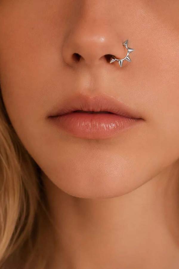 Spike Titanium Segment Nostril | RING