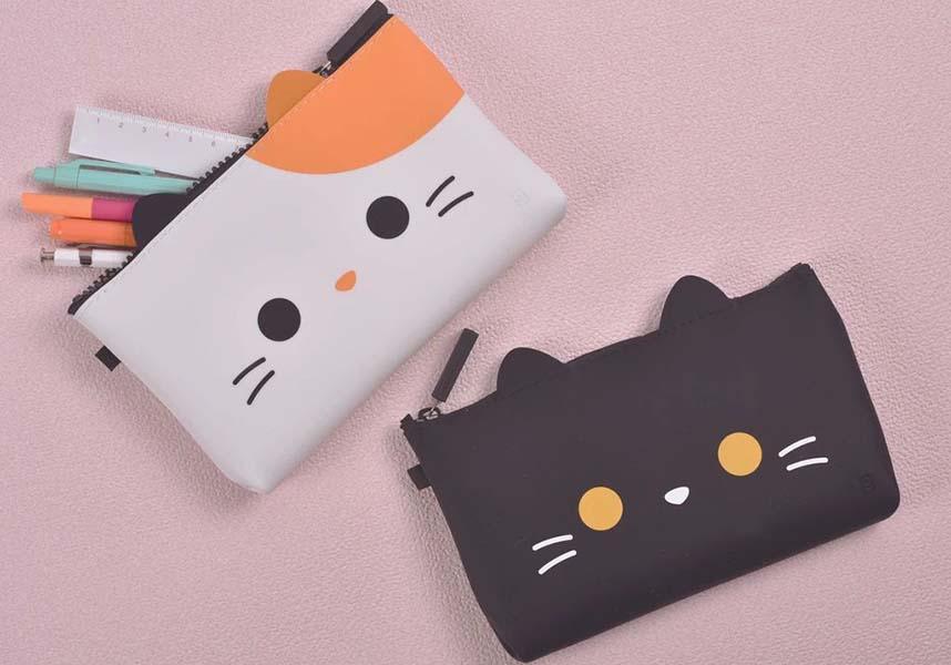Black Cat | MIMI NUU FRIENDS ZIPPER POUCH - Beserk - accessories, all, all ladies, bag, bags, black, black cat, cat, cats, clickfrenzy15-2023, cpgstinc, dec21, discountapp, fp, gift, gift idea, gift ideas, gifts, KA70996, kawada, kids, kids accessories, kids gifts, ladies, ladies accessories, office, office and stationery, pencil case, pouch, purse, R091221, stationery, wallets and purses