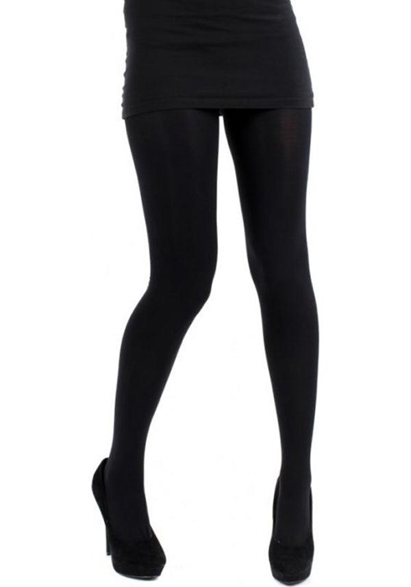 120 Denier [Black] | OPAQUE TIGHTS - Beserk - all, all clothing, black, clickfrenzy15-2023, clothing, cosplay, discountapp, edgy, fp, gothic, hosiery, hosiery and socks, ladies, ladies clothing, may19, office, office clothing, pamela mann, stockings, tights, winter, winter clothing, winter wear