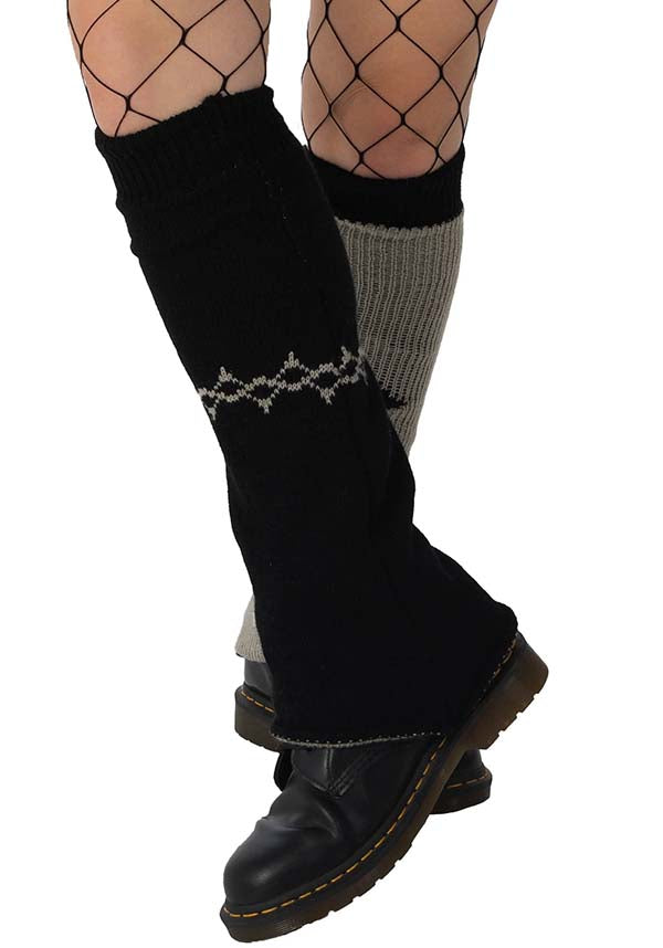 Reversible Cross and Wire | LEG WARMERS