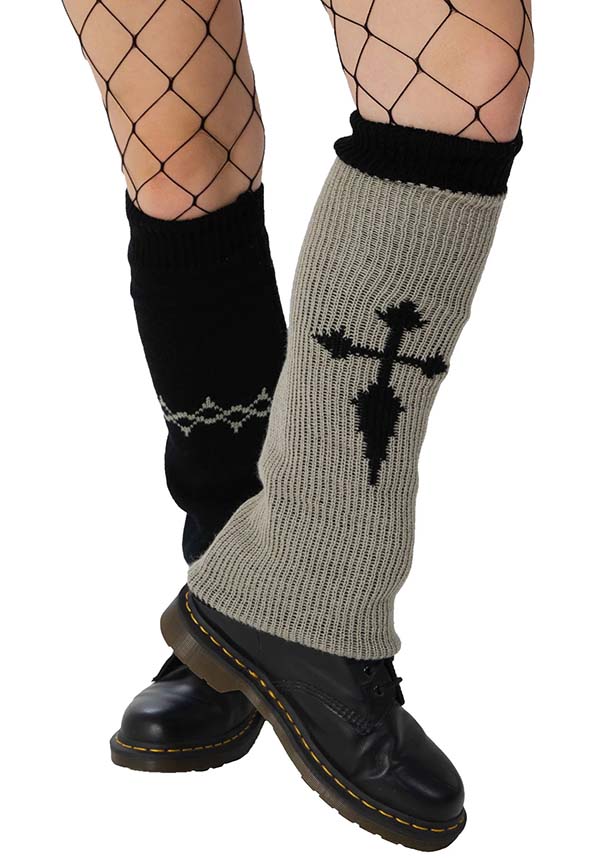 Reversible Cross and Wire | LEG WARMERS*