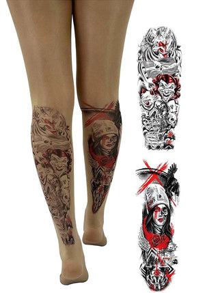 Pamela Mann - Street Art Tattoo Printed Tights - Buy Online Australia