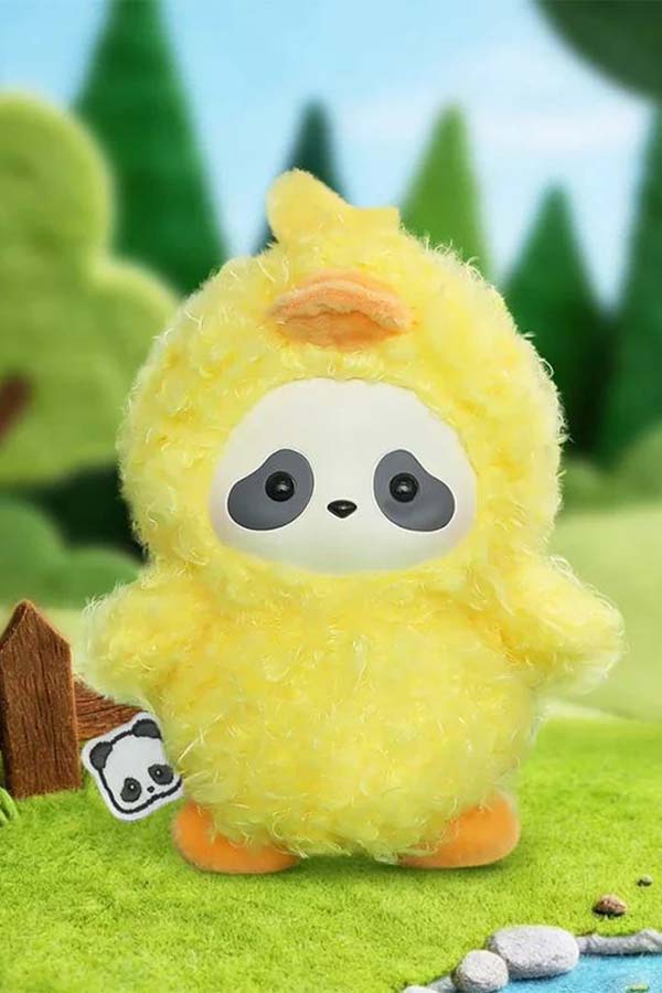 Panda Roll The Zoo In Hands | PLUSH KEYCHAIN [BLIND BOX]