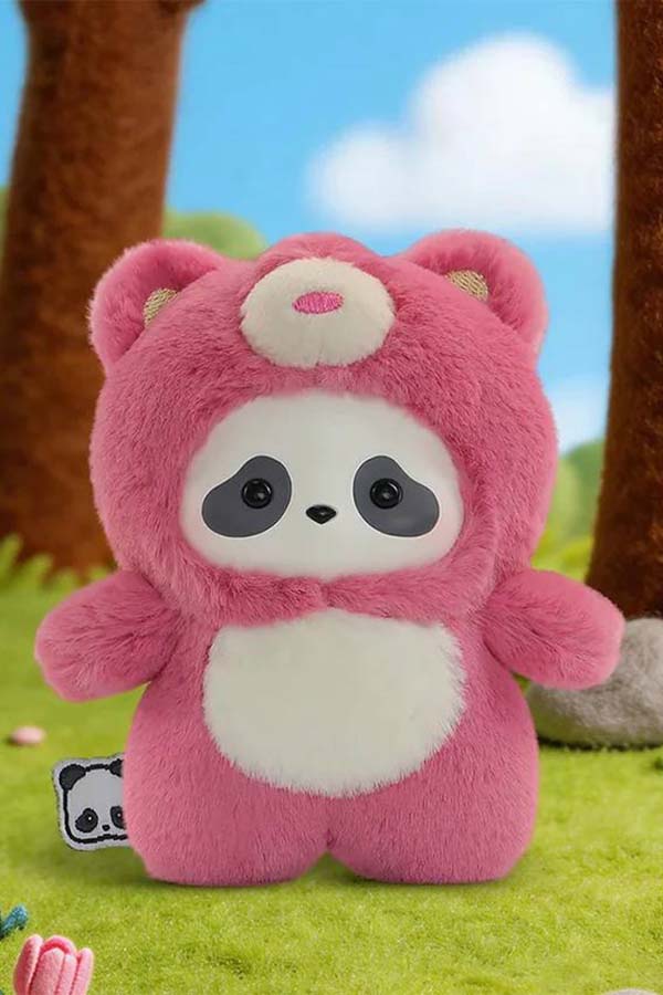 Panda Roll The Zoo In Hands | PLUSH KEYCHAIN [BLIND BOX]