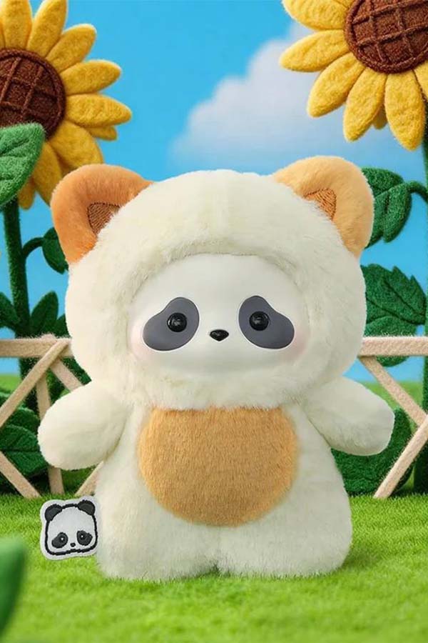 Panda Roll The Zoo In Hands | PLUSH KEYCHAIN [BLIND BOX]