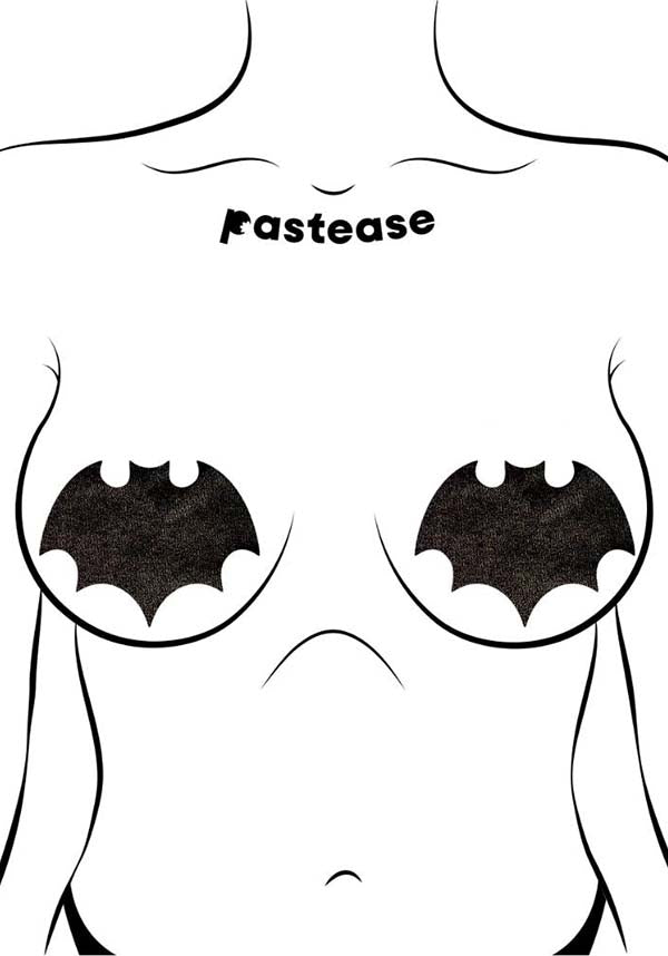 Bat [Liquid Black] | NIPPLE PASTIES