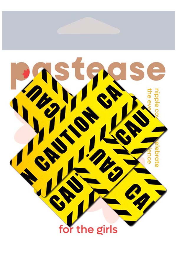 Cross [Caution Tape] | NIPPLE PASTIES