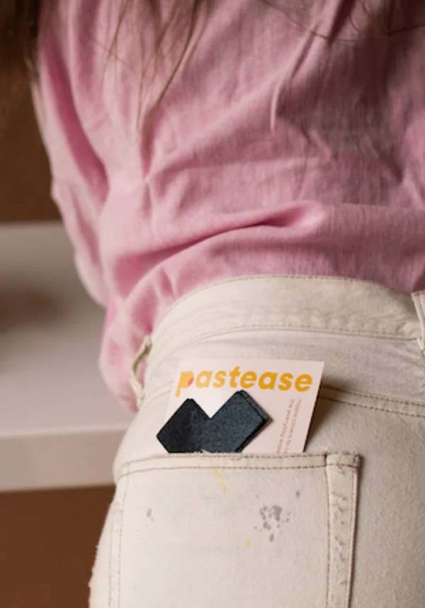 Cross [Liquid Black] | NIPPLE PASTIES