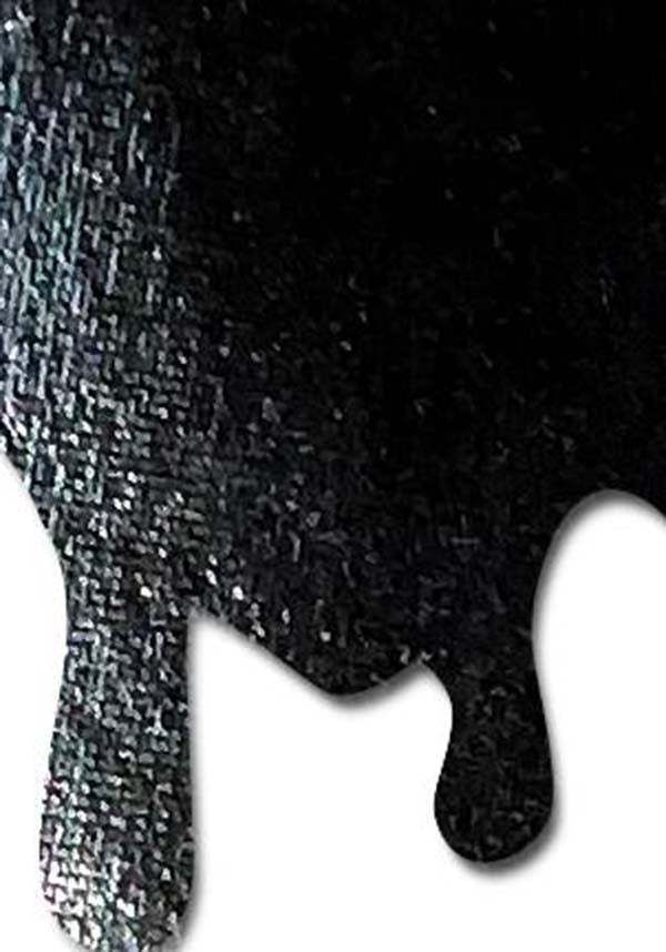 Drip Heart [Black/Pleather] | NIPPLE PASTIES